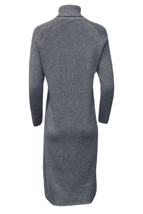 Split Roll Neck Slit Sweater