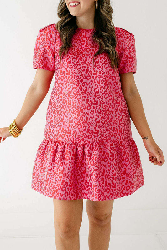 Casual Animal Pattern Dress