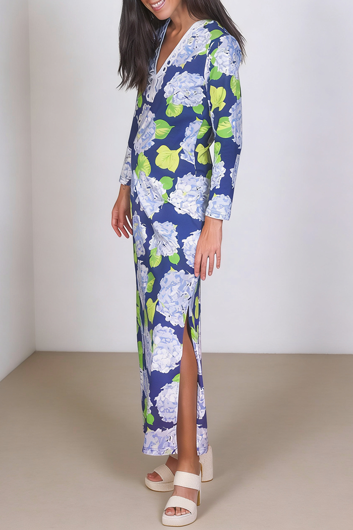 Long Sleeve Floral Maxi Dress