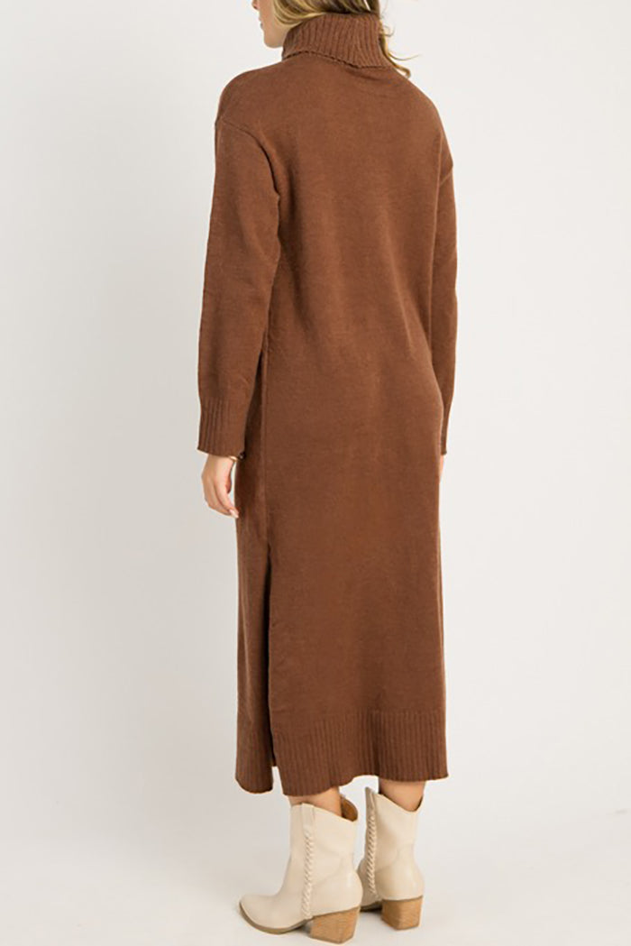 Casual Sweater Maxi Dress
