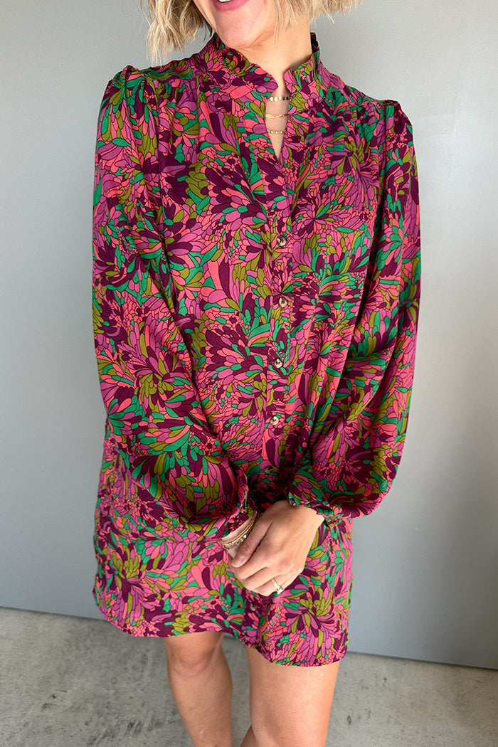 Casual Multi Floral Dress