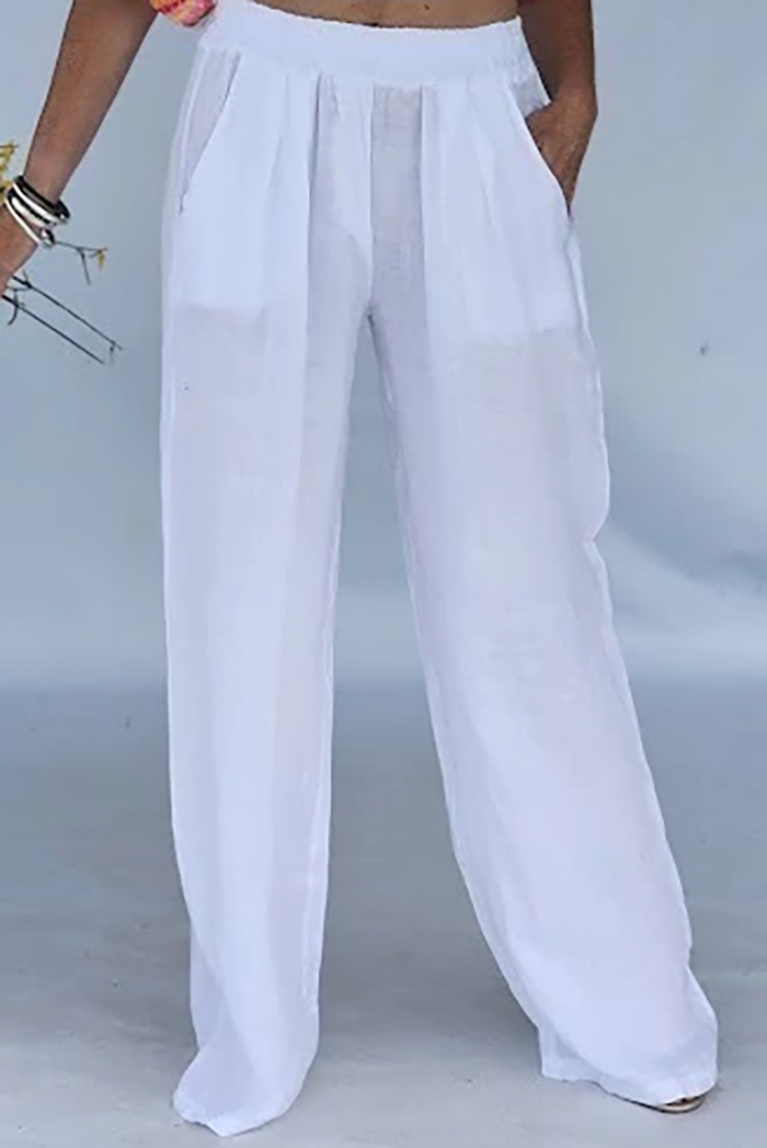 Loose Fit Shirt Wide Leg Pants Set