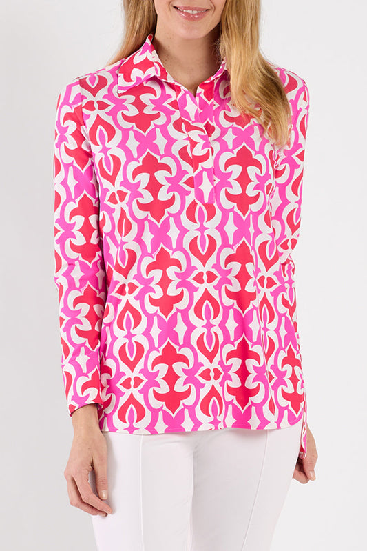 Long Sleeve Button-Down Top