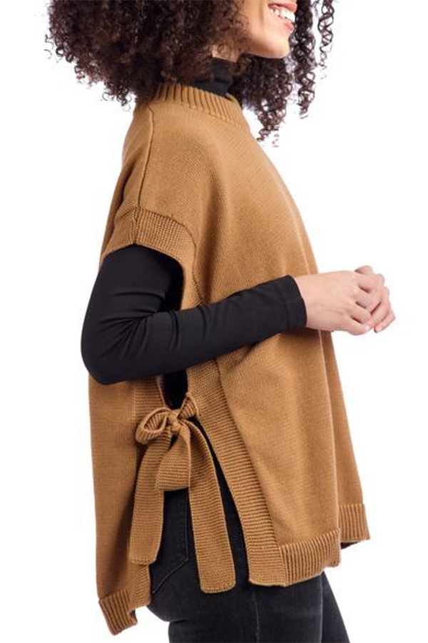 Side Tye Sweater Vest