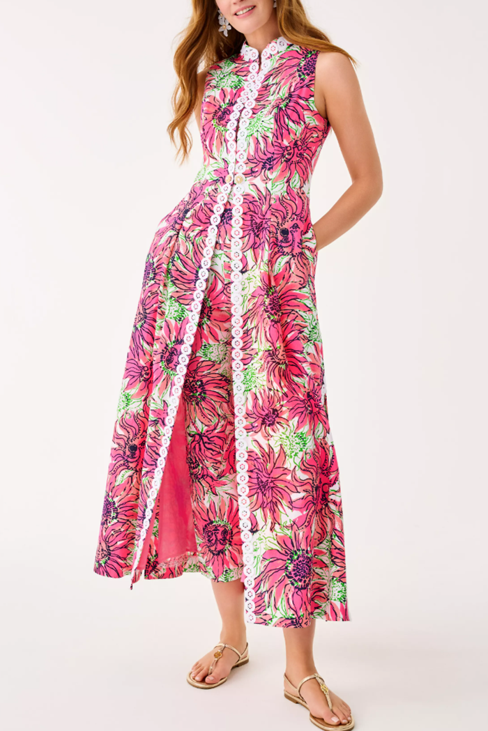 Casual Floral Pattern Vest