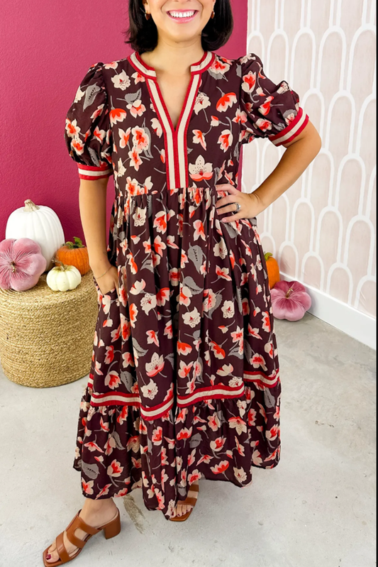 Sweet As Always Floral Dress