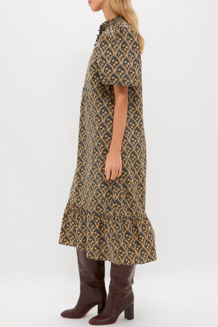 Puff Sleeve Floral Dress