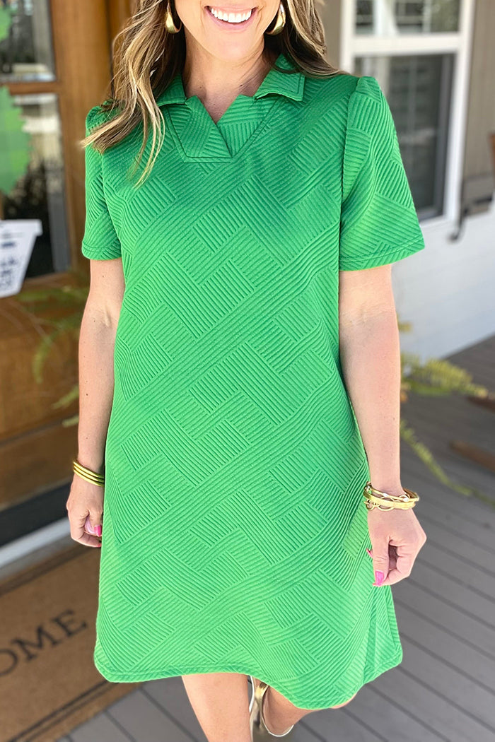 Double Take Short Sleeve Dress