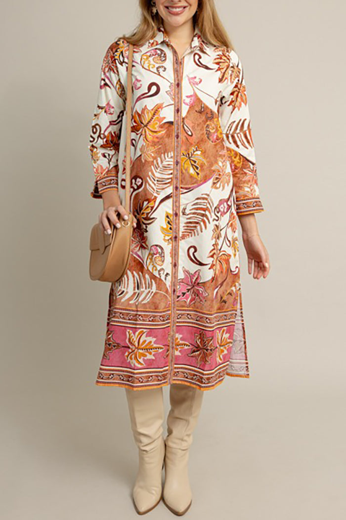 Casual Bold Printed Maxi Dress