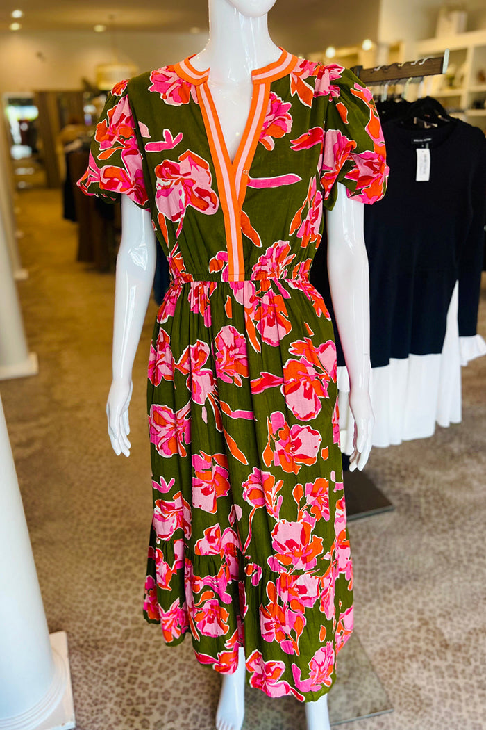 Casual Bold Printed Dress