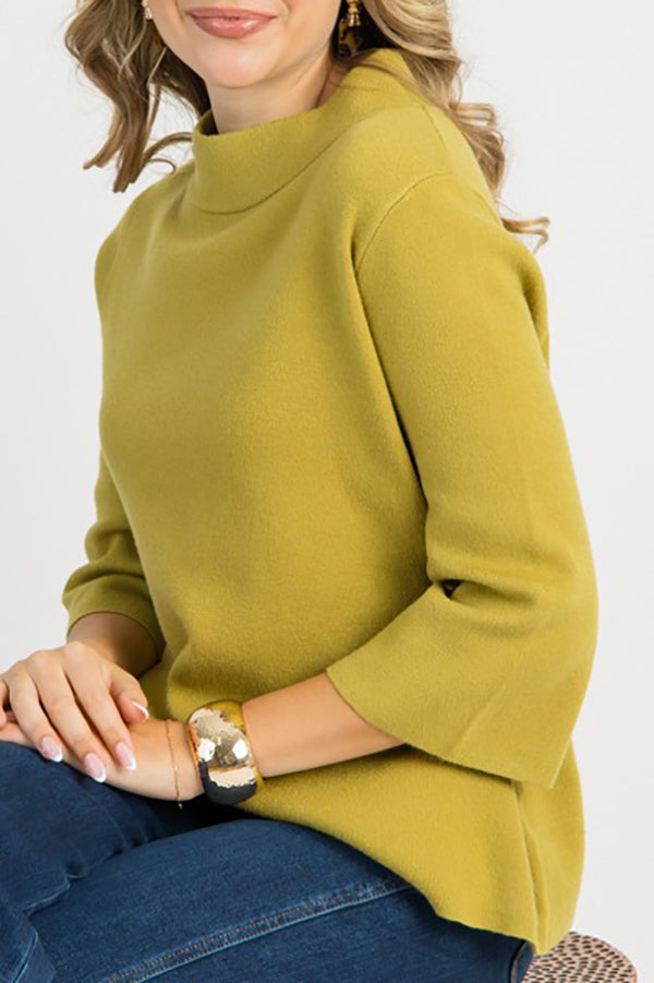 Casual Solid Colors Sweater