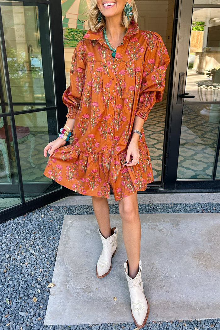 Best Bloom Possible Button Up Dress