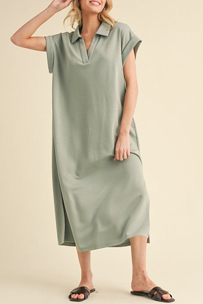 Short Sleeve Pocket Dress