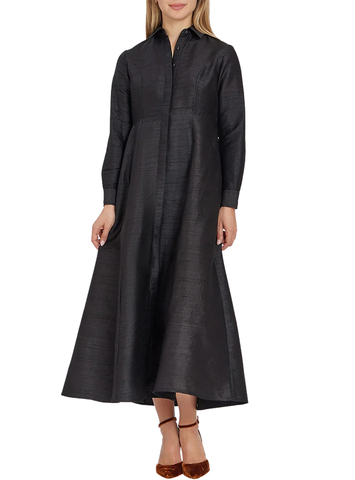 Casual Shirt Maxi Dress