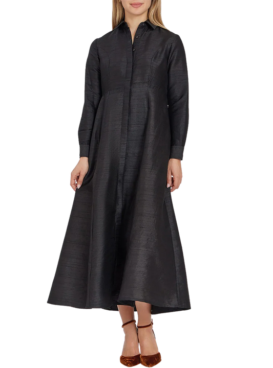 Casual Shirt Maxi Dress