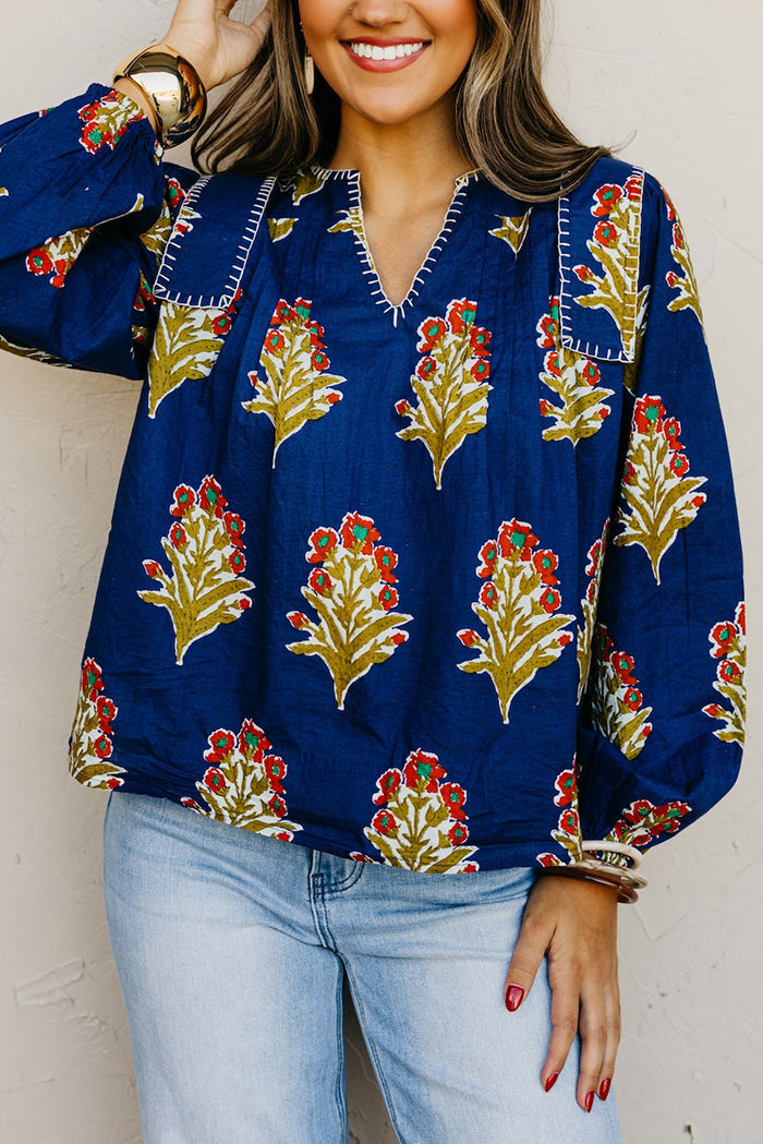 Casual Bold Printed Top