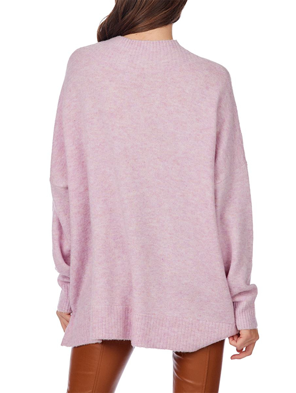 Casual Solid Color Sweater