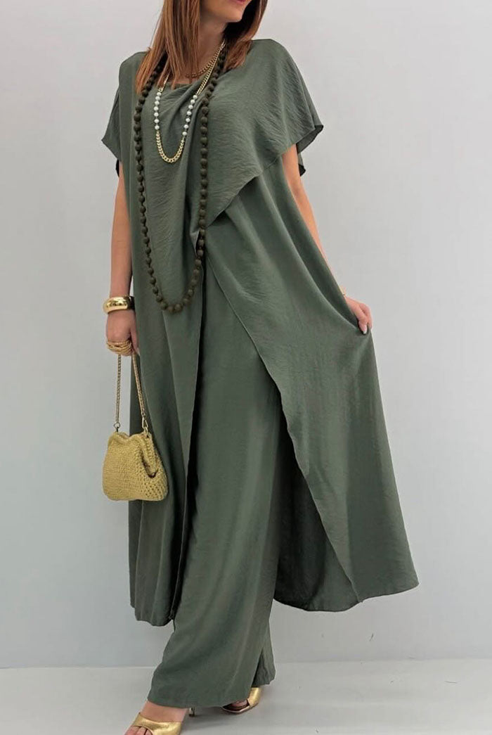 Casual Two Piece Pant Set