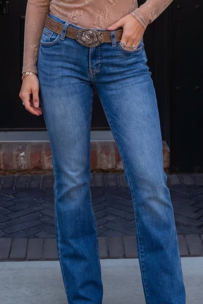 Raw Hem Denim Jeans