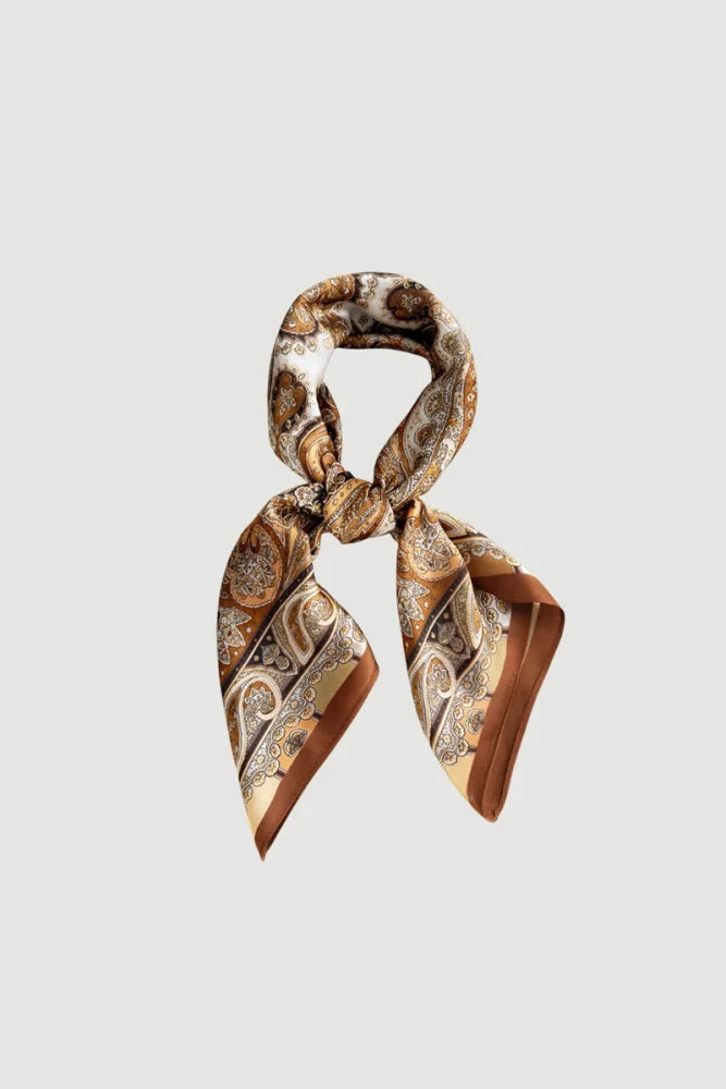 Ethnic Patterned Square Scarf