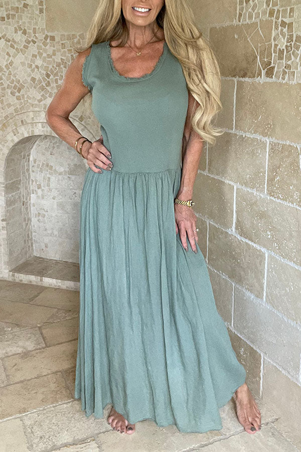 Casual Sleeveless Maxi Dress