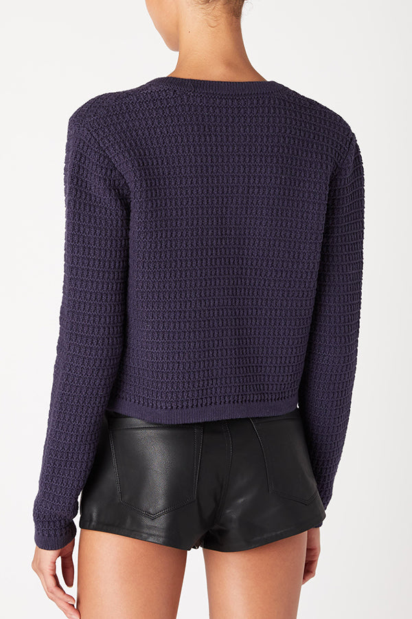 Casual Golden Button Knit Cardigan