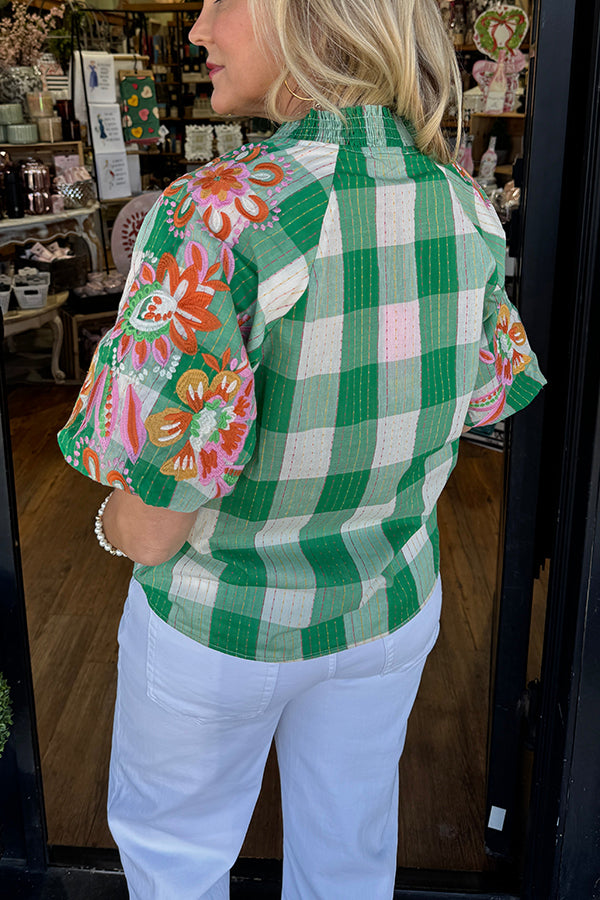 The Floral Embroidery Shirt